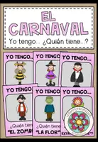 Vorschau - Spiele - EL CARNAVAL (Fasching) - Yo tengo ... ¿Quién tiene ...? (Spanisch) - Deckblatt