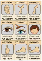 Vorschau - Spiele - EL CUERPO (Körper) - Yo tengo ... ¿Quién tiene ...? (Spanisch) - Seite 3
