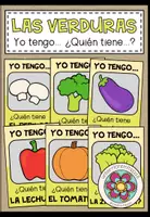 Vorschau - Spiele - LAS VERDURAS (Gemüse) - Yo tengo ... ¿Quién tiene ...? (Spanisch) - Deckblatt