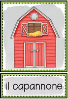 Vorschau - Bildkarten - IN FATTORIA (auf der Farm) - Bild- und Wortkarten (Italienisch) - Seite 2