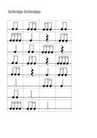 Vorschau - Stationenlernen - Rhythmussprache: Schnipp Schnapp - Seite 1