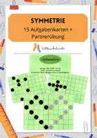 Vorschau - Aufgabenkarten - Symmetrie - Formen legen - Deckblatt
