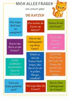Aperçu - Feuilles d'exercices - 36 interessante Fragen zum Thema Haustiere (Katzen, Hunde) / 36 questions intéressantes sur les animaux de compagnie (chiens, chats) - Page 1
