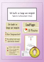 Vorschau - Arbeitsblätter - Wir üben ausdauerndes Laufen - Deckblatt