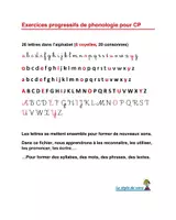 Aperçu - Feuilles d'exercices - Fichier son exos l'univers de la syllabique version 2019 - Page 1