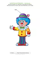 Vorschau - Arbeitsblätter - Wortschatzübung – Fasching/Karneval - Seite 1