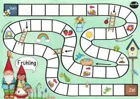 Aperçu - Jeux - Frühling / Frühlingszeit Brettspiel mit Gesprächsanlässen - Page 3