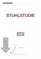 Vorschau - Arbeitsblätter - Studienblatt: Stuhl - Deckblatt
