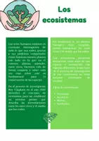Vista previa - Hojas de trabajo - Los Ecosistemas - página 1