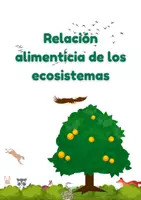 Vista previa - Hojas de trabajo - Aprendiendo con la cadena alimenticia de los ecosistemas - Portada