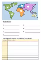 Vorschau - Arbeitsblätter - Unsere Erde - Kontinente und Ozeane - Merkeintrag und Gruppenarbeit - Seite 2