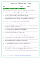 Vorschau - Arbeitsblätter - Present Perfect Übungen mit Lösungen für die 7. Klasse - Übersetzen üben - Seite 3