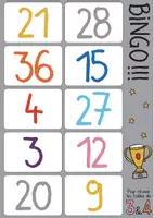 Aperçu - Jeux - Bingo des tables de multiplication - Page 2
