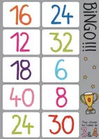 Aperçu - Jeux - Bingo des tables de multiplication - Page 3