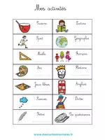 Aperçu - Apprentissages en autonomie - Ma journée école à la maison - Page 1