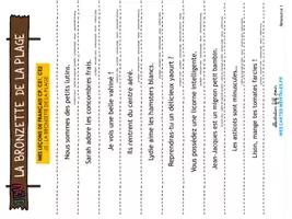 Aperçu - Apprentissages en autonomie - Jeu La nature des mots français - Page 2