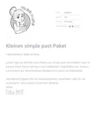 Vorschau - Arbeitsblätter - Simple Past Paket - Seite 1