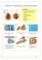 Vorschau - Arbeitsblätter - Anleitung Wabenkugel - Weihnachtsanhänger, Osteranhänger - Seite 1