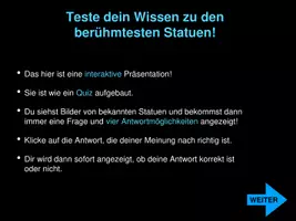 Vorschau - Stationenlernen - KUNST: Keynote/PP-Quiz - berühmtesten Skulpturen der Welt - Seite 2