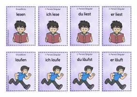 Vorschau - Spiele - Personalformen der Verben: Verben konjugieren - Seite 1