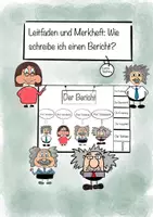 Vorschau - Arbeitsblätter - "Wie schreibe ich einen Bericht?" Leitfaden und Merkheft - Deckblatt