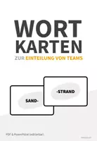Vorschau - Spiele - Wortkarten - 12 Karten zur Einteilung von Teams - Deckblatt