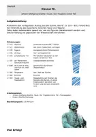 Vorschau - Klassenarbeiten - Klausur - Faust - Szenenanalyse - Faust und Wagner Studierzimmer Wissenschaft Analyse Interpretation mit EHZ - Seite 2