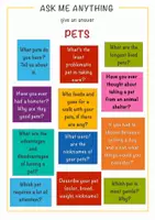 Vista previa - Hojas de trabajo - 96 interesting questions to ask your kids / 96 preguntas interesantes para hacerles a sus hijos - página 3
