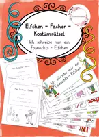 Vorschau - Arbeitsblätter - Elfchen-Fasnachts- Kostümrätsel (Elfchenfächer) - Deckblatt