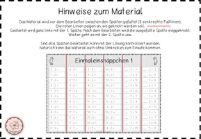 Vorschau - Arbeitsblätter - Einmaleinshäppchen: 16 Arbeitsblätter mit Lösungen #edukisummer - Seite 1