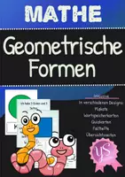 Vorschau - Poster - Mathe: Geometrische Formen Klasse 1 und Klasse 2 - Deckblatt