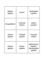 Vorschau - Spiele - DaZ/DaF Wortschatzübung Paare finden - Hobbys - Zwillingsspiel, Matching Pairs - Seite 3