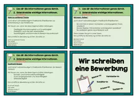 Vorschau - Arbeitsblätter - Bewerbung um ein Praktikum schreiben - Übungsfächer - Seite 2