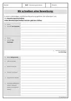 Vorschau - Arbeitsblätter - Bewerbung um ein Praktikum schreiben - Übungsfächer - Seite 3