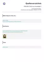 Vorschau - Arbeitsblätter - ENGLISH: Check your knowledge 3 - Seite 1