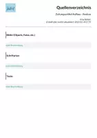 Vorschau - Arbeitsblätter - Zeitungsartikel Aufbau - Analyse - Deckblatt