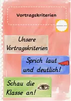 Vorschau - Präsentationen/Tafelbilder - Vortragskriterien Gedichte - Deckblatt