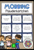 Vorschau - Fördermaterial/Inklusion - Mobbing und Ausgrenzung – Gesprächskarten und Sprechanlässe | Plauderkärtchen - Deckblatt