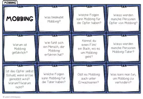 Vorschau - Fördermaterial/Inklusion - Mobbing und Ausgrenzung – Gesprächskarten und Sprechanlässe | Plauderkärtchen - Seite 1