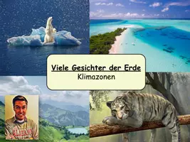 Vorschau - Arbeitsblätter - Viele Gesichter der Erde - Klimazonen - Deckblatt