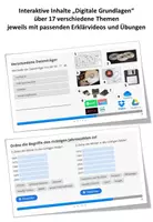 Vorschau - Videos - H5P (interaktive Inhalte) "Digitale Grundlagen" - Deckblatt