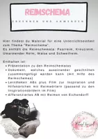 Vorschau - Arbeitsblätter - Reimschemata erkennen und anwenden - Deckblatt