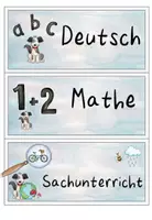 Vorschau - Bildkarten - Tagestransparenz, Stundenplan, Tagesplan - Hundeklasse - Seite 1