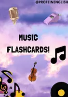 Aperçu - Cartes / Images - Flashcards de musique en anglais! - Page de couverture