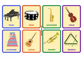 Aperçu - Cartes / Images - Flashcards de musique en anglais! - Page 1