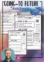 Vorschau - Arbeitsblätter - Going-To Future - Sketchnotes - Deckblatt