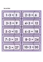 Vorschau - Stationenlernen - 1x1 Legekarten Puzzle in Montessori Farben - Seite 2