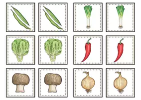 Vista previa - Juegos / Gamificación - Fruit and Vegetables FIND THE PAIR GAME - página 3