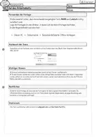 Vorschau - Arbeitsblätter - Arbeitsblattvorlage Kernfächer (Deu, Ma, Eng) mit Icons - Seite 1