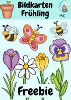 Vorschau - Bildkarten - Freebie Bildkarten Frühling (für DaZ und Grundschule) - Deckblatt